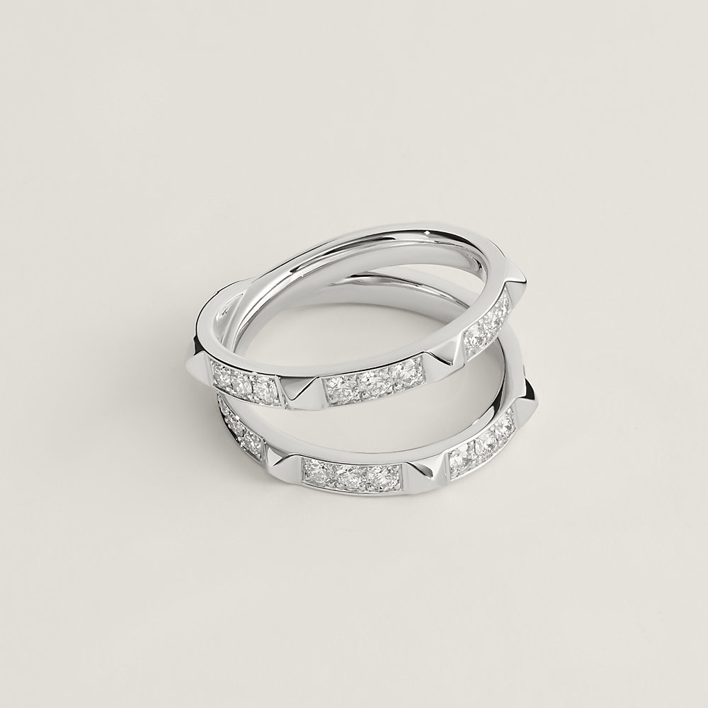 Hermès Clou d'H ring, large model | Hermès USA